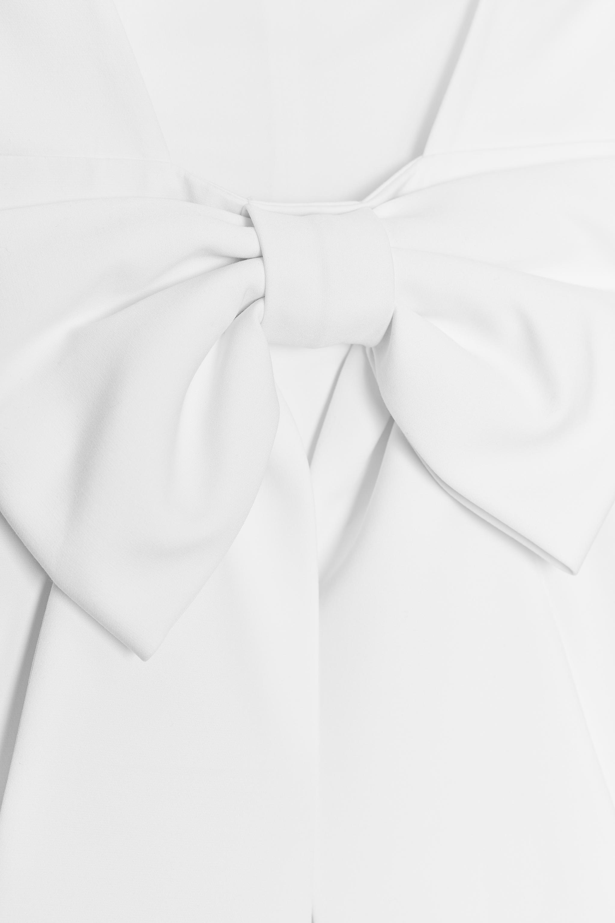 STRETCH SHORT BOW DRESS